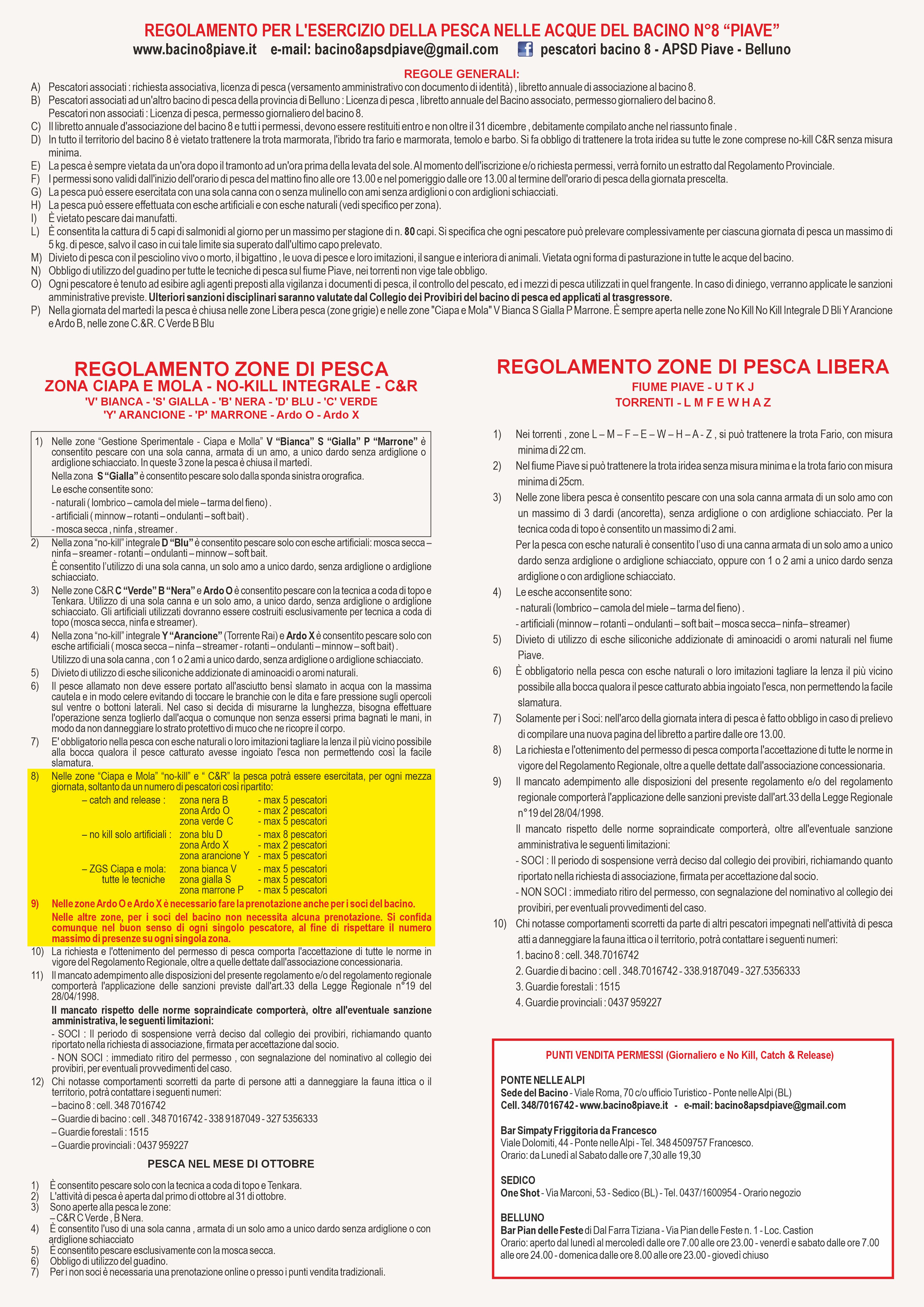 Pesca Bacino 8 Regolamento A3 2024-1