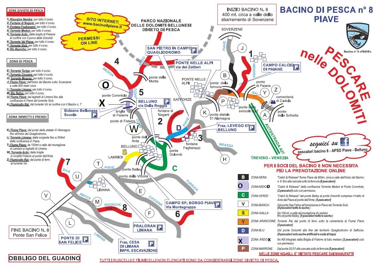 Pesca Bacino 8 Regolamento A3 2024-2